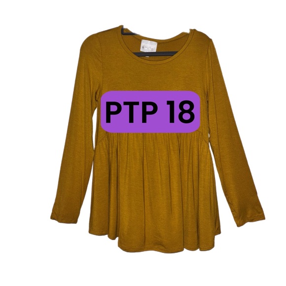 Ella Mara Women Long Sleeve Casual Peplum Top NWOT - Picture 6 of 7